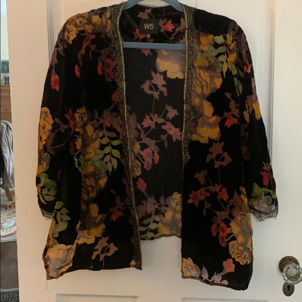 Multi colored Floral jacket